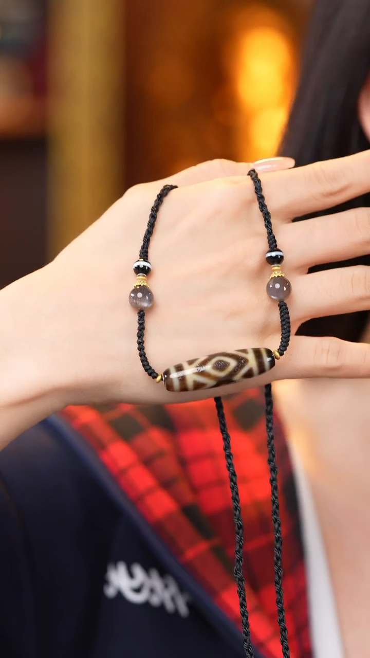 玛瑙/玉髓颈饰未镶嵌Z31720多样性发其一项链