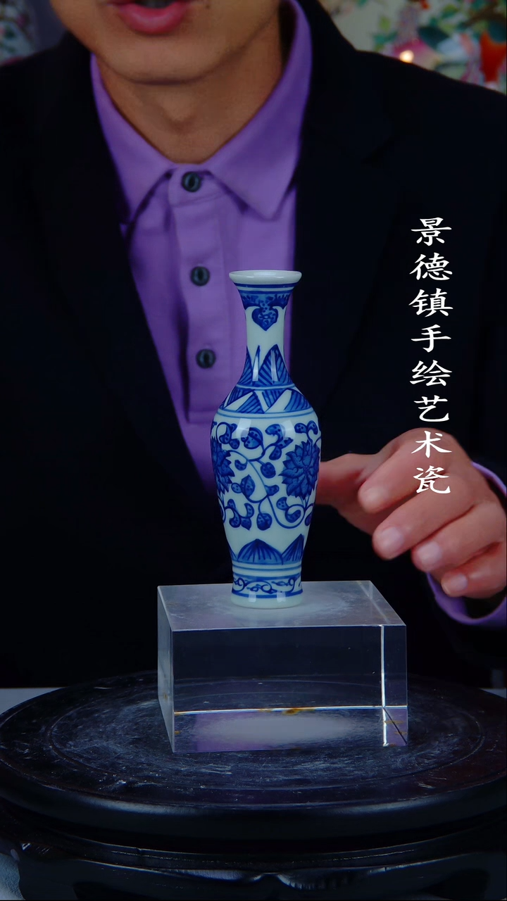 摆件陶瓷景德镇手工手绘陶瓷16