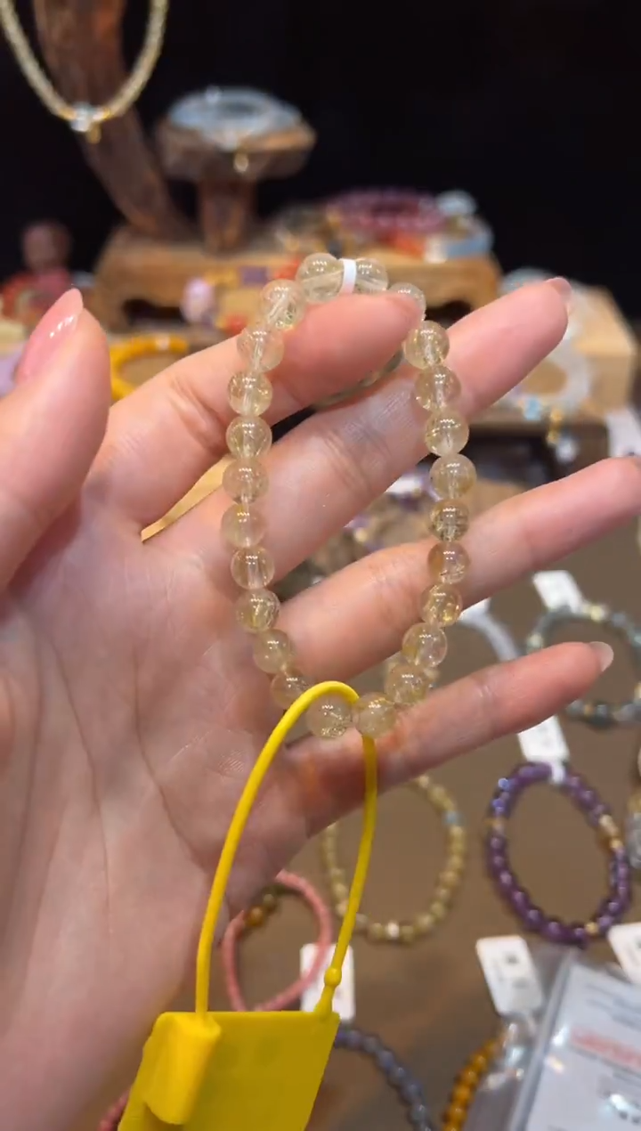 水晶手链未镶嵌手饰@@E6931