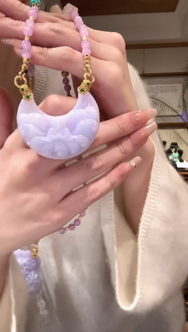 【闪购商品】翡翠颈饰未镶嵌国风