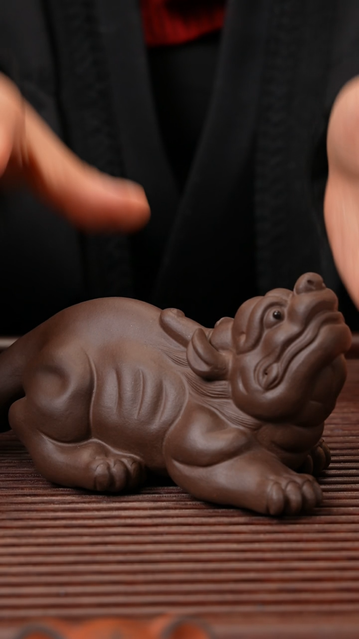 【闪购商品】紫砂茶宠望月貔貅