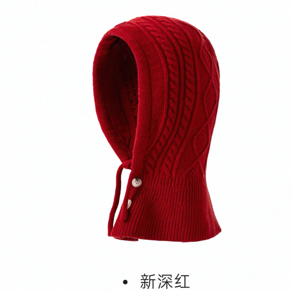 HNLINSHAN【围脖帽】套头连围脖一体护颈保暖巴拉克拉法帽BDP1002