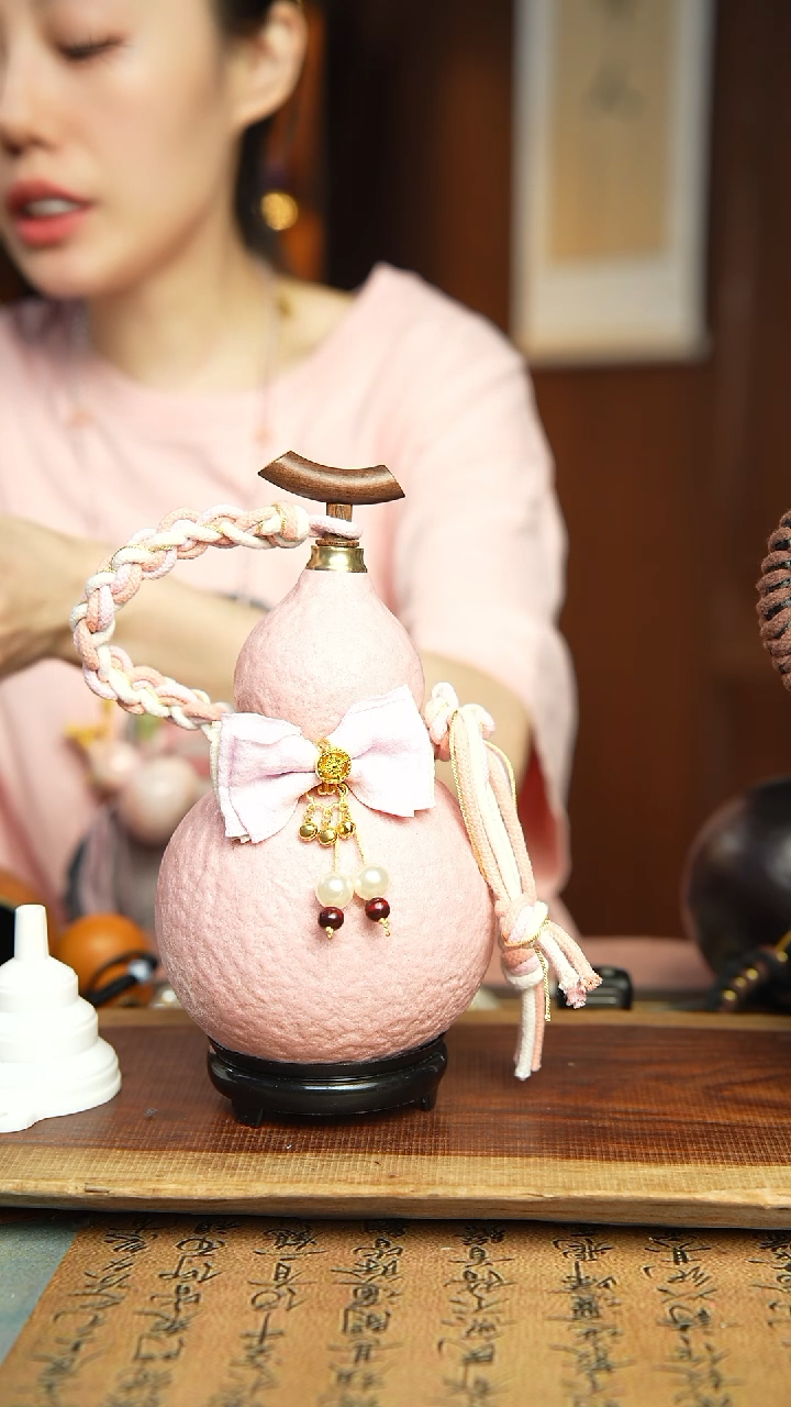 896号400ml左右非遗大漆酒葫芦