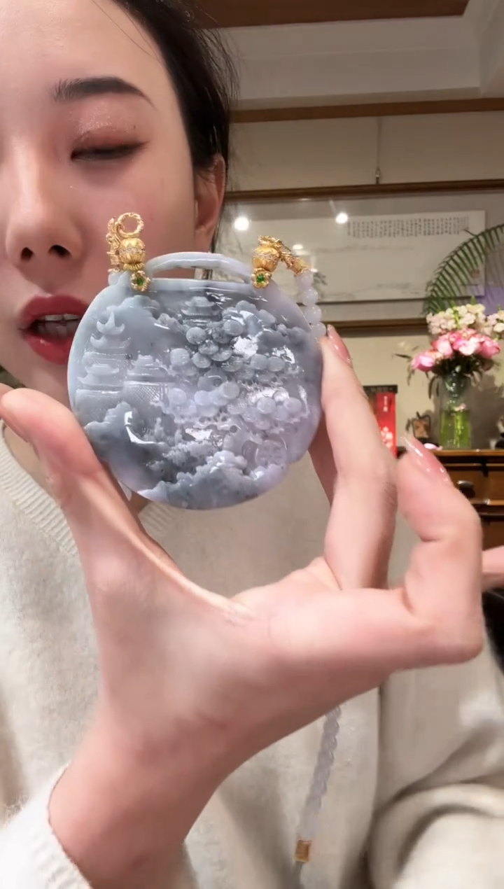 【闪购商品】翡翠颈饰未镶嵌国风