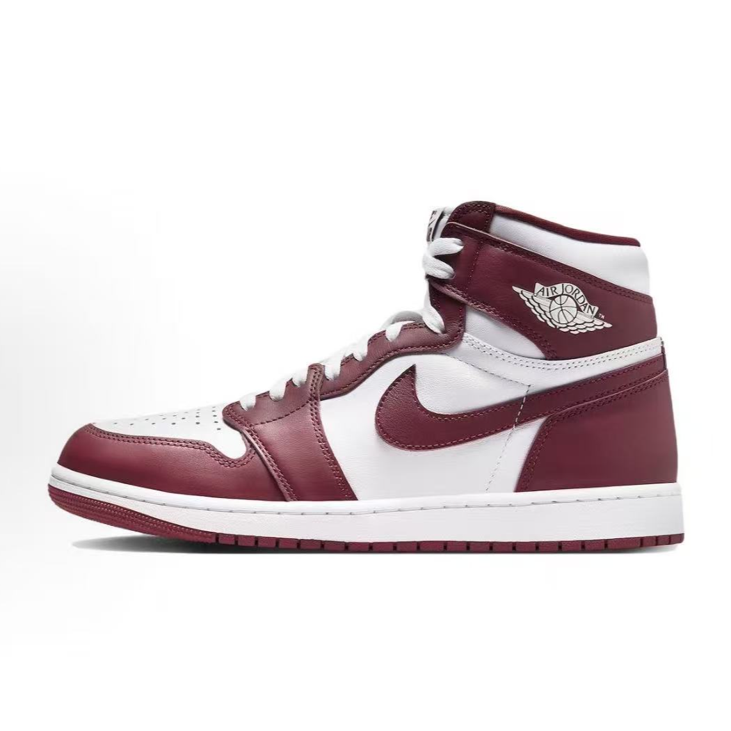 Jordan Air Jordan 1 OG 圆头舒适 高帮 复古篮球鞋 白红