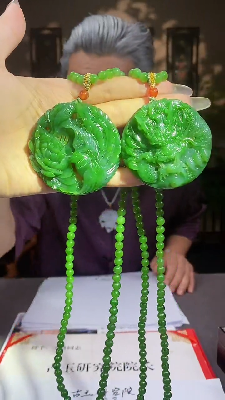 和田玉未镶嵌颈饰C097