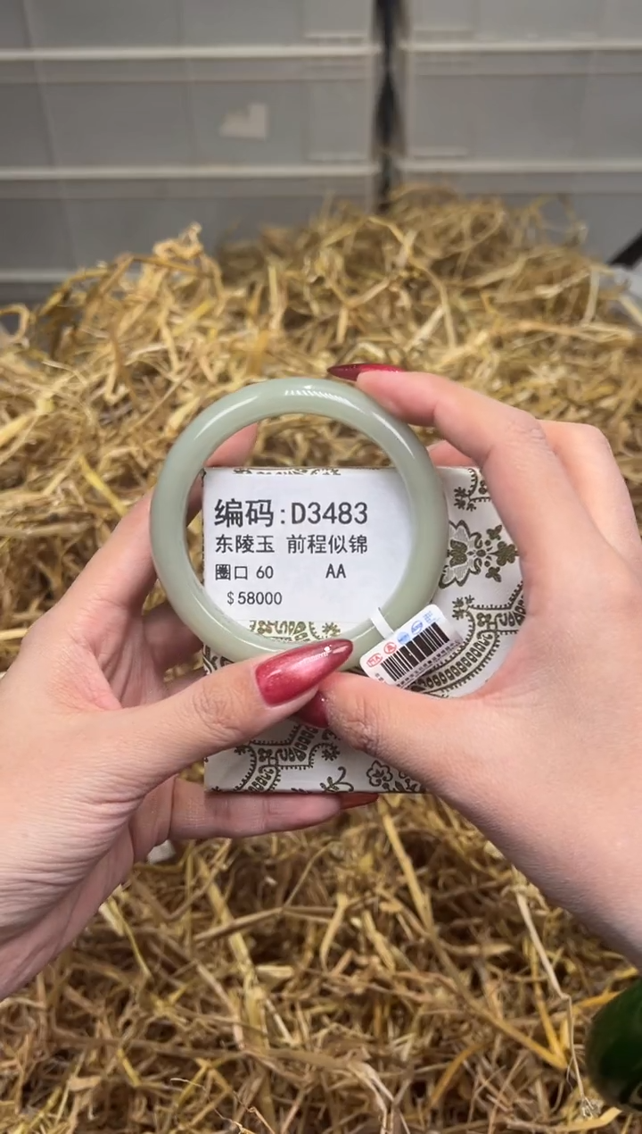 未镶嵌手镯石英质玉D3483