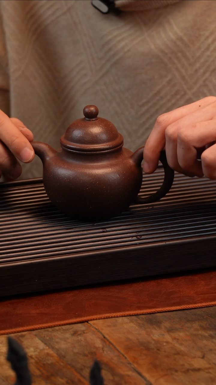 【闪购商品】紫砂茶壶寿珍掇球粗