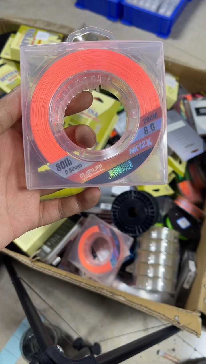 PE---8---X12橙色路亚线200米尾货