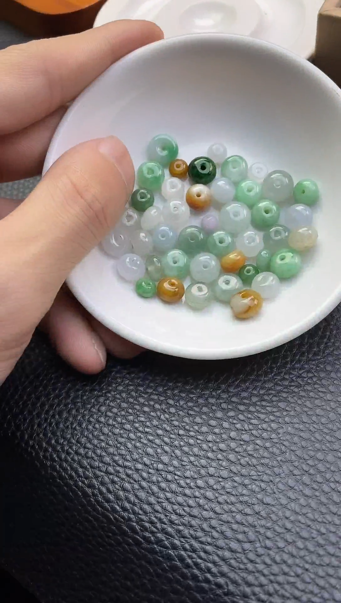 翡翠散珠23天然A货翡翠散珠卡