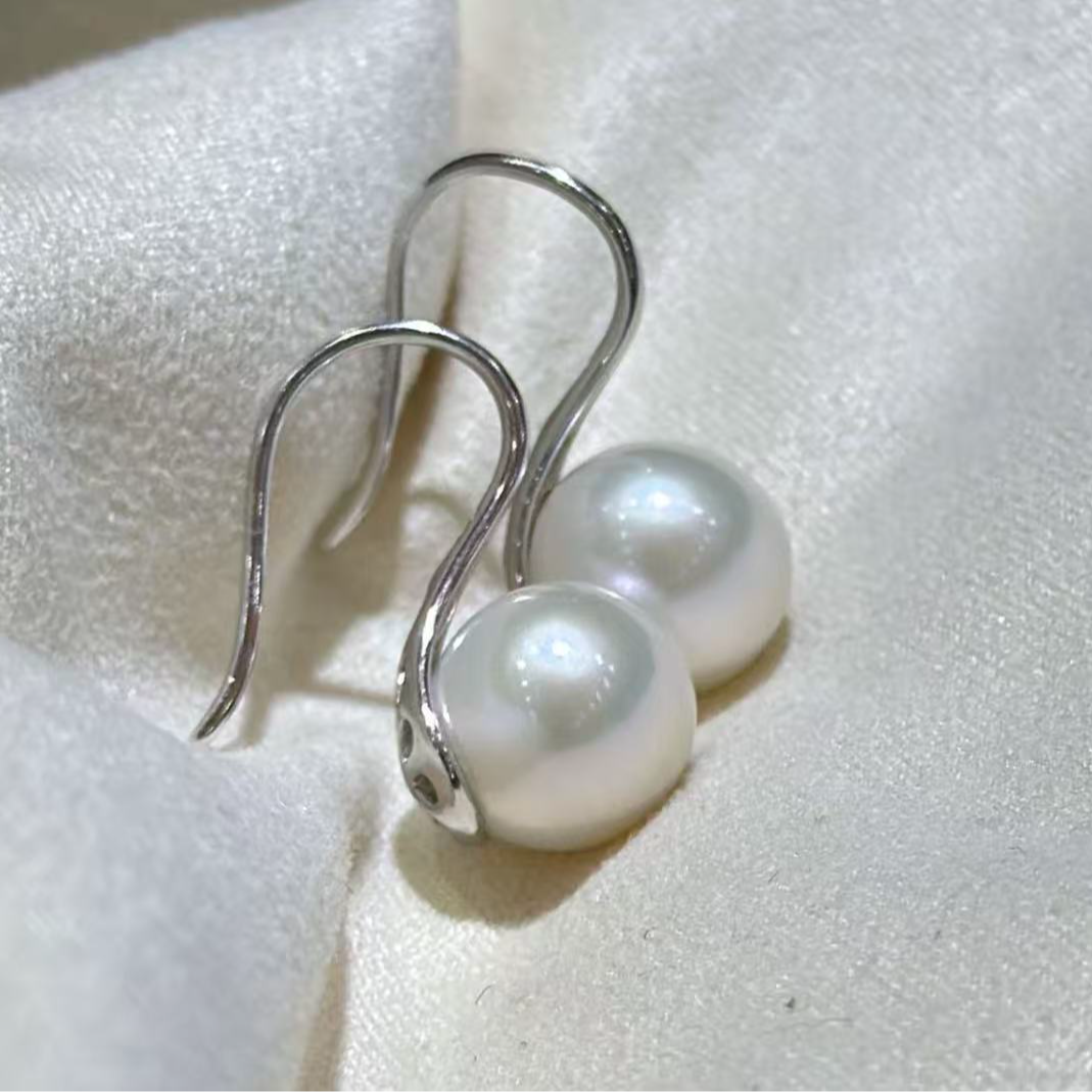 925银耳饰 银钩耳饰 【高跟鞋耳钩】时尚 百搭 经典法式 12-14MM