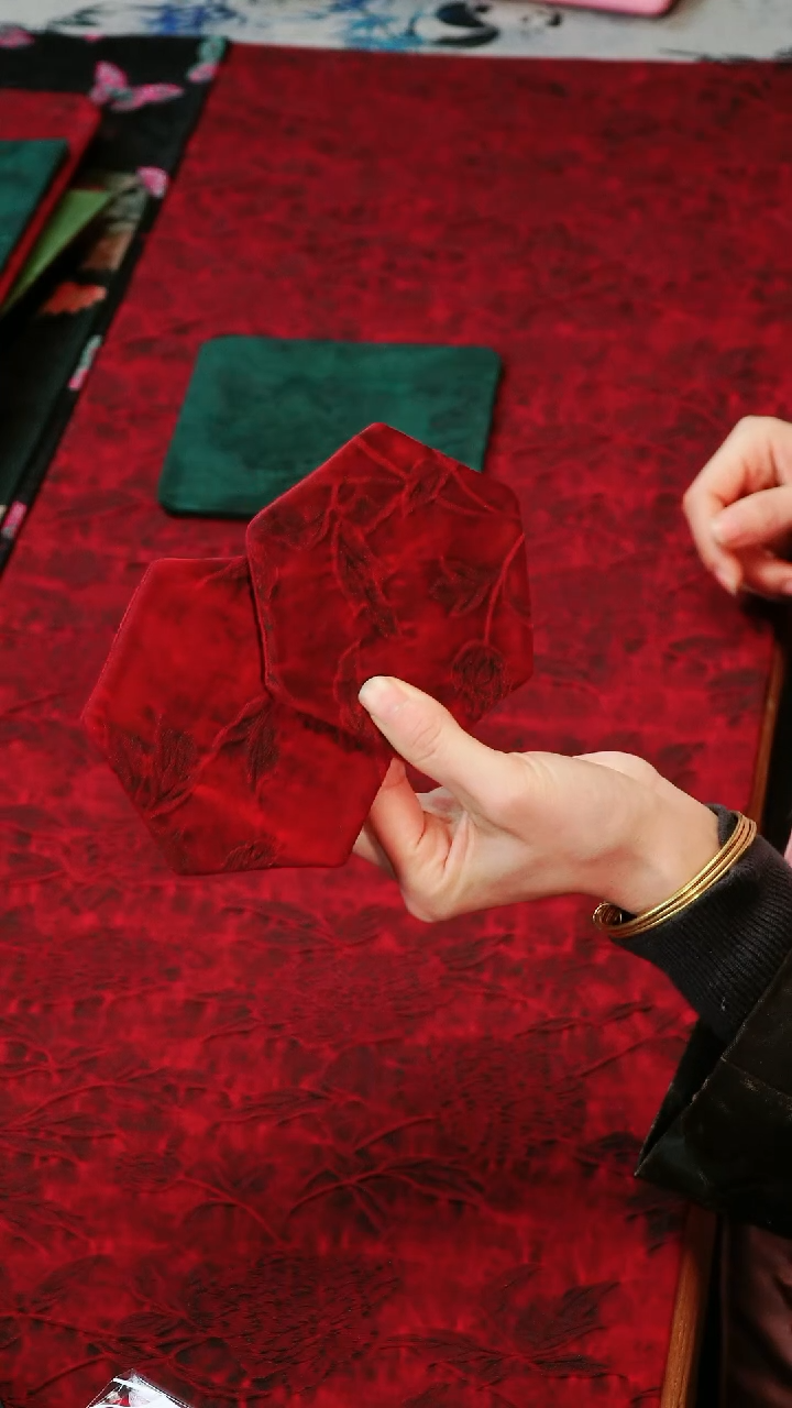 【闪购商品】摆件別具一閣布藝尺寸2片8公分