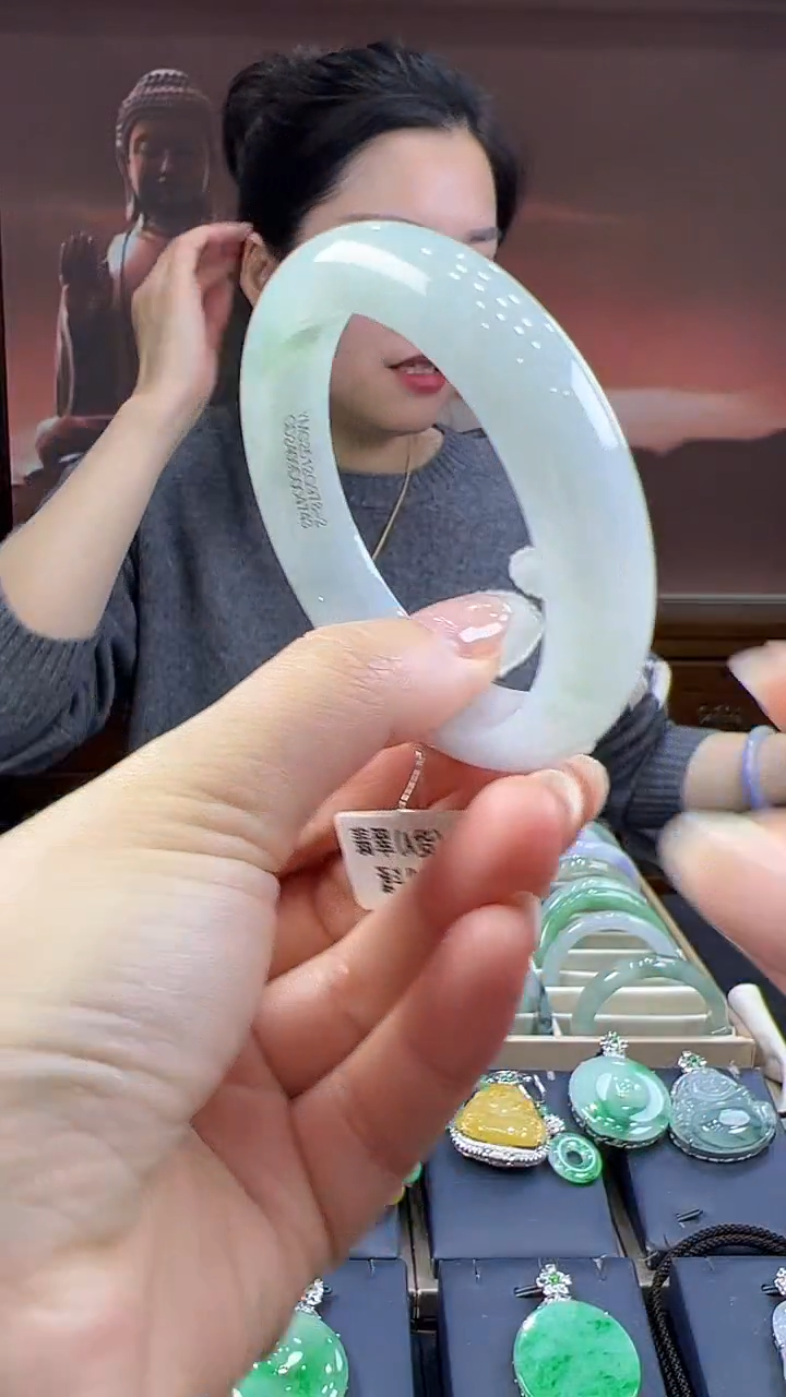 未镶嵌手镯翡翠手镯52-54