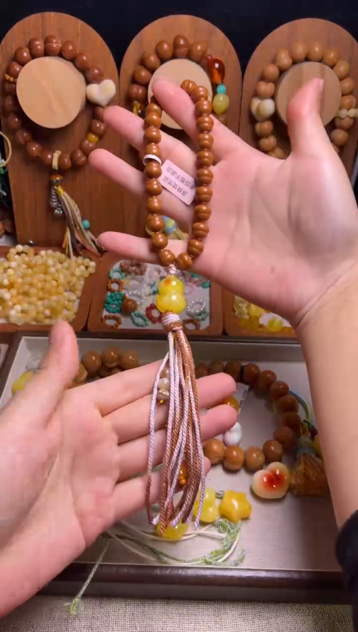手串猴头核桃全品福禄俏色葫芦三通紫咖葫芦流苏手持