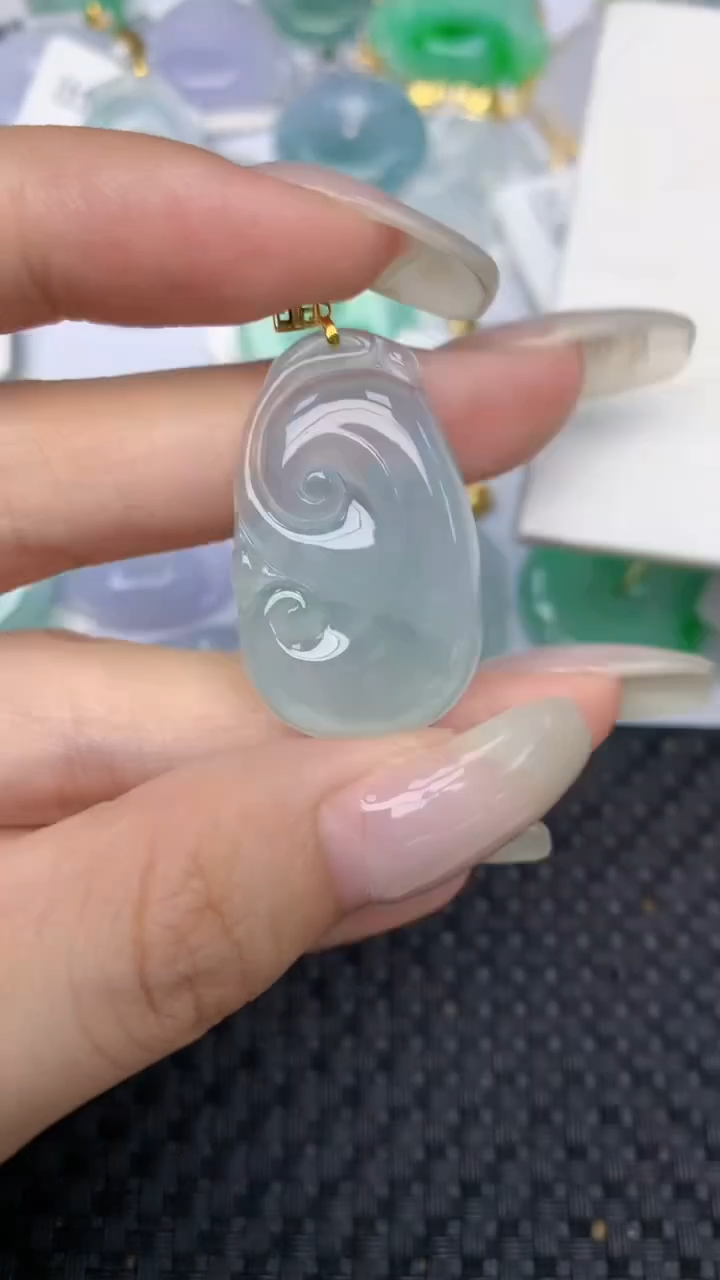 翡翠未镶嵌颈饰天然缅甸翡翠a货百元以上9元证书费自理