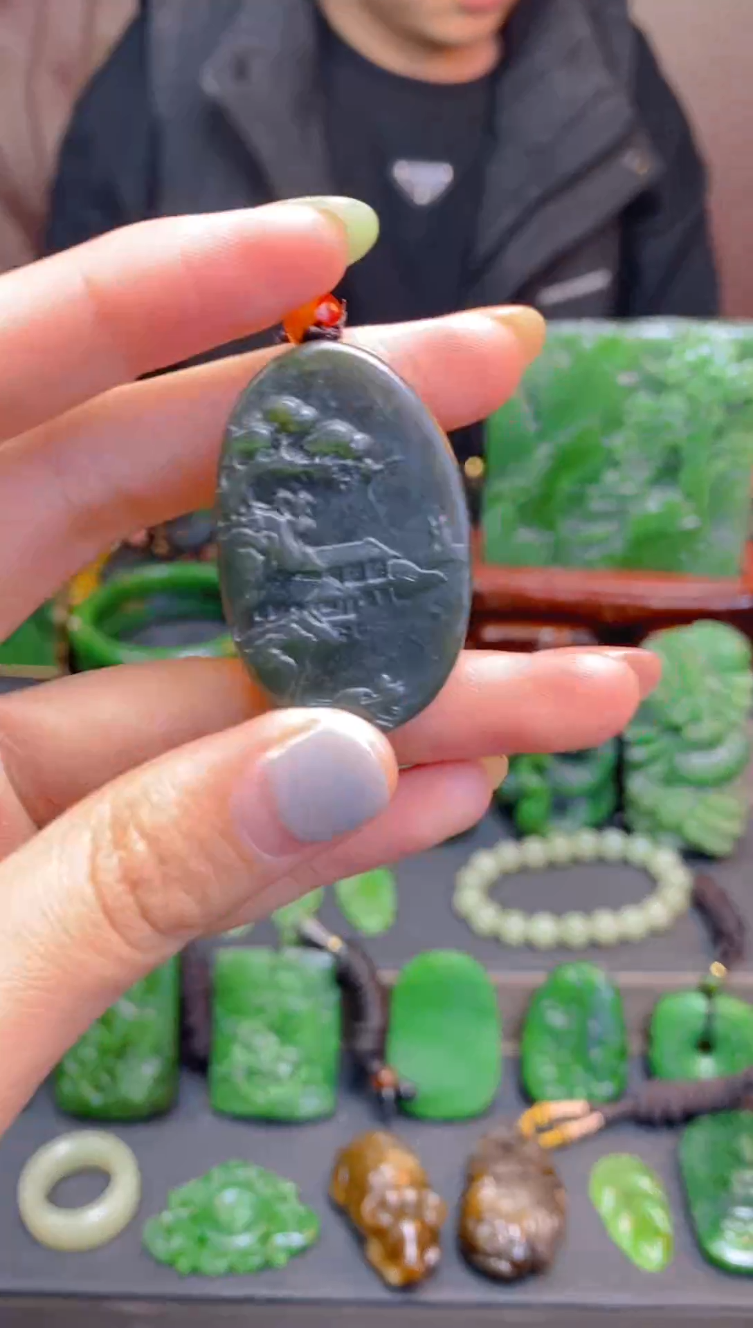 未镶嵌和田玉珠宝半成品1