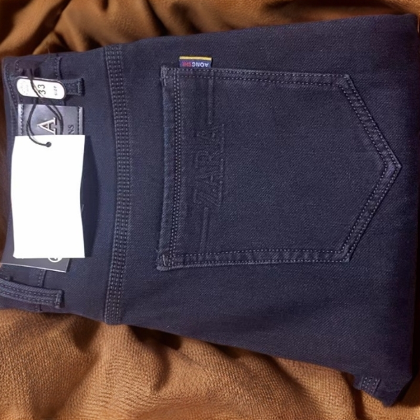 男裤厚款韩式加绒男男士直筒裤修身秋冬长裤牛仔裤