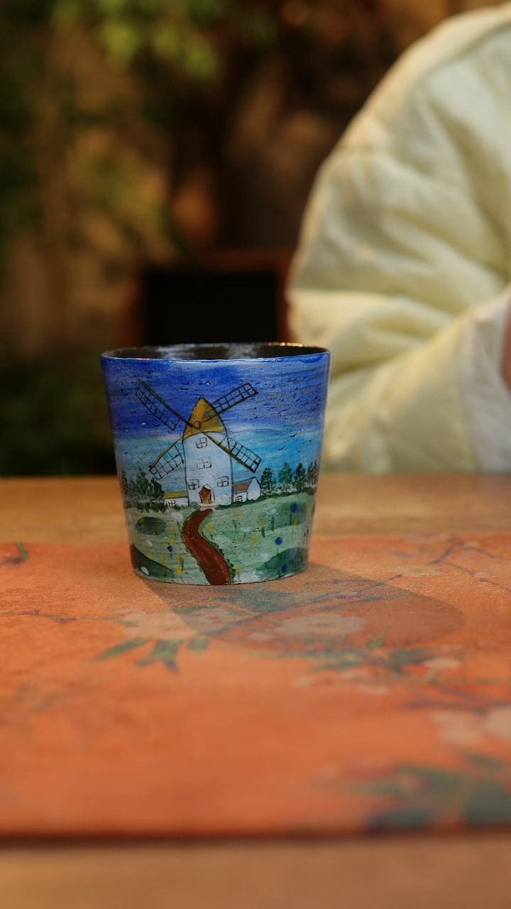 【闪购商品】瓷片1337景德镇手工手绘釉下彩高温瓷