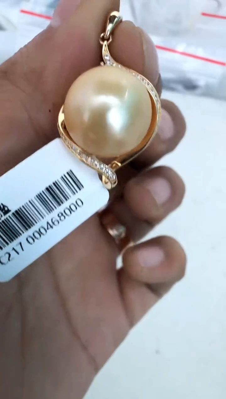 【闪购商品】海水珍珠颈饰银S925镶嵌吊坠