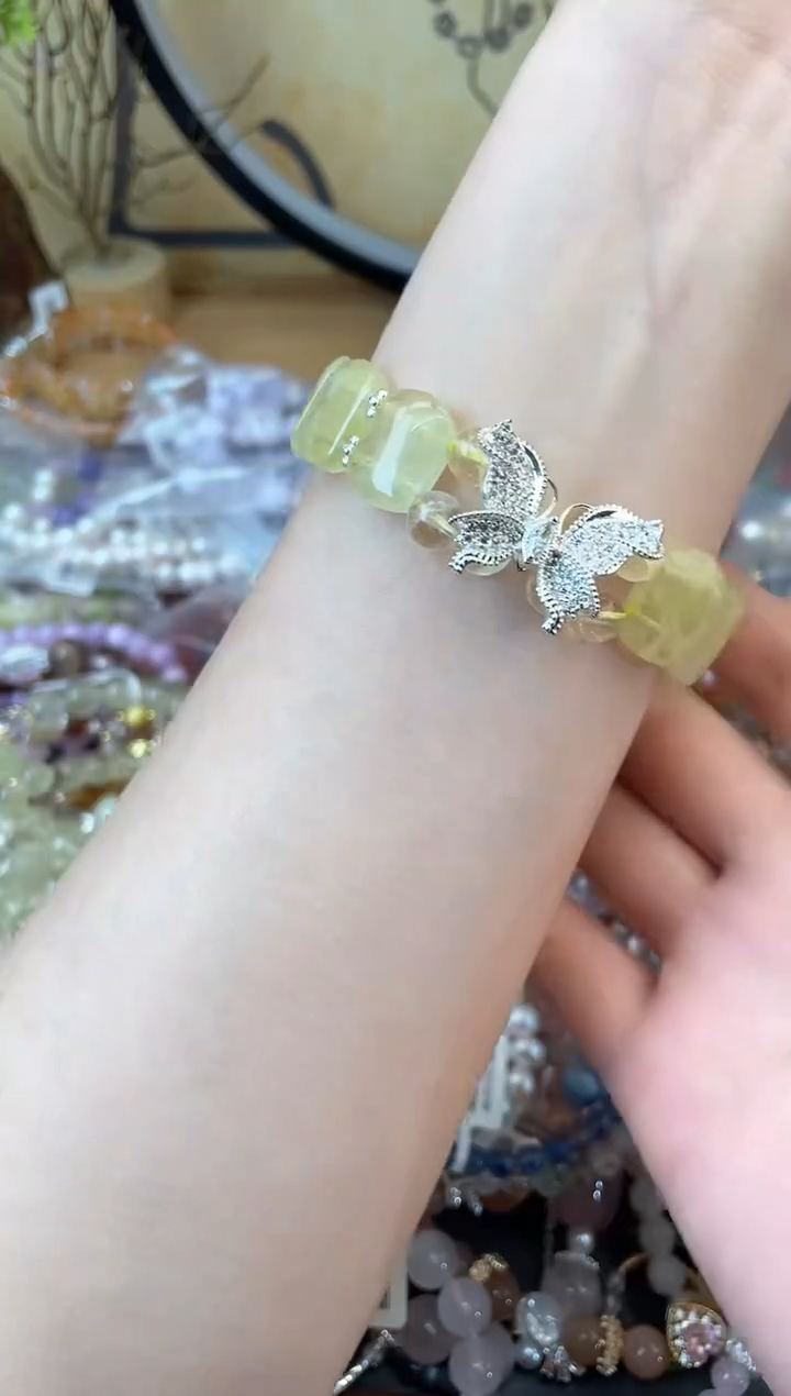 【闪购商品】黄晶手链未镶嵌421手串