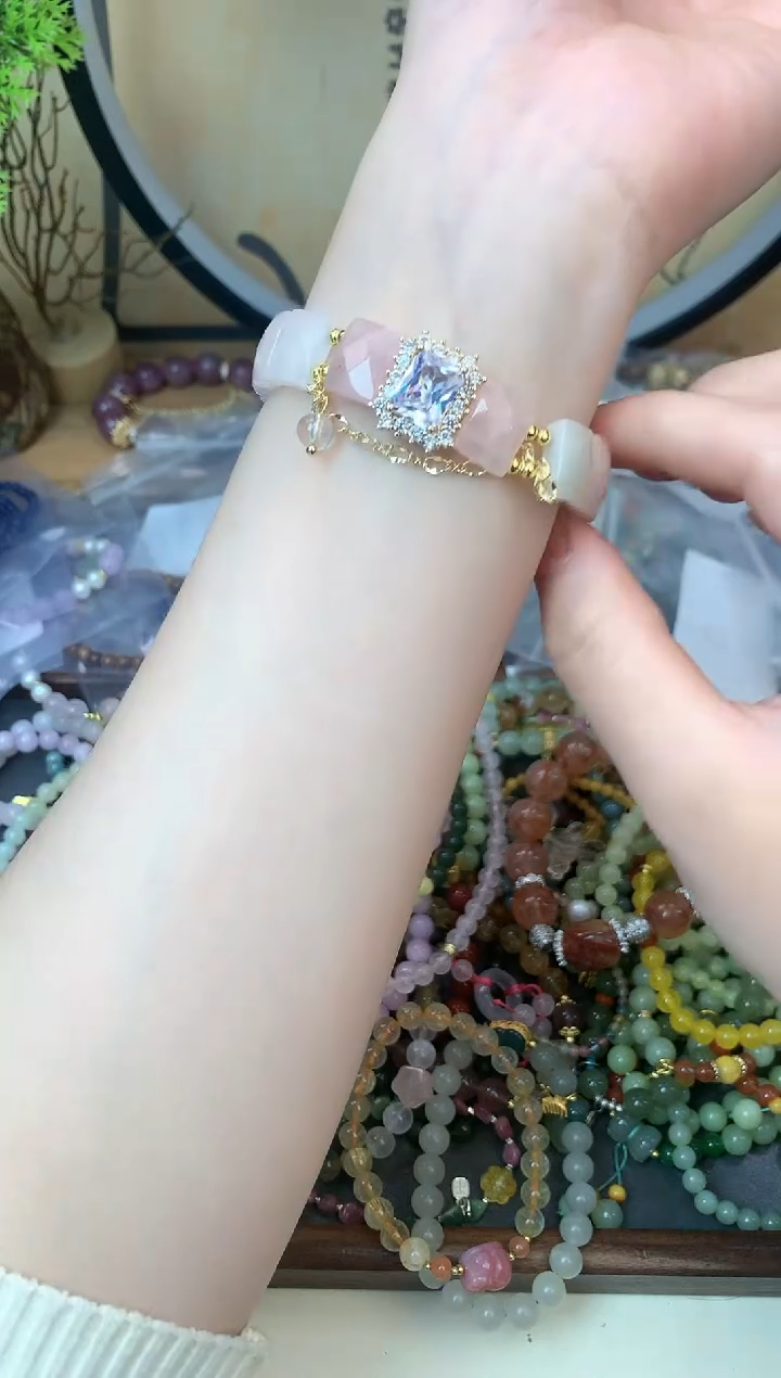 【闪购商品】绿柱石手链未镶嵌1187