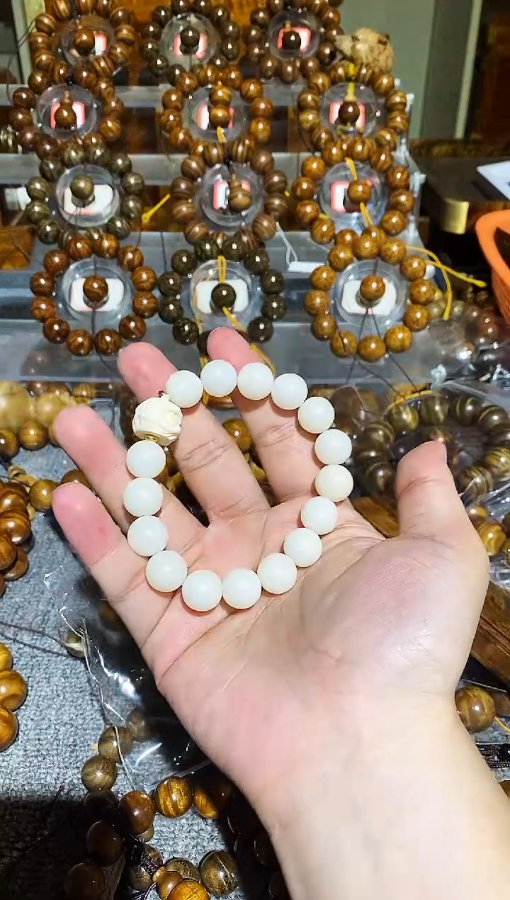 白玉菩提手串菩提1.3手串
