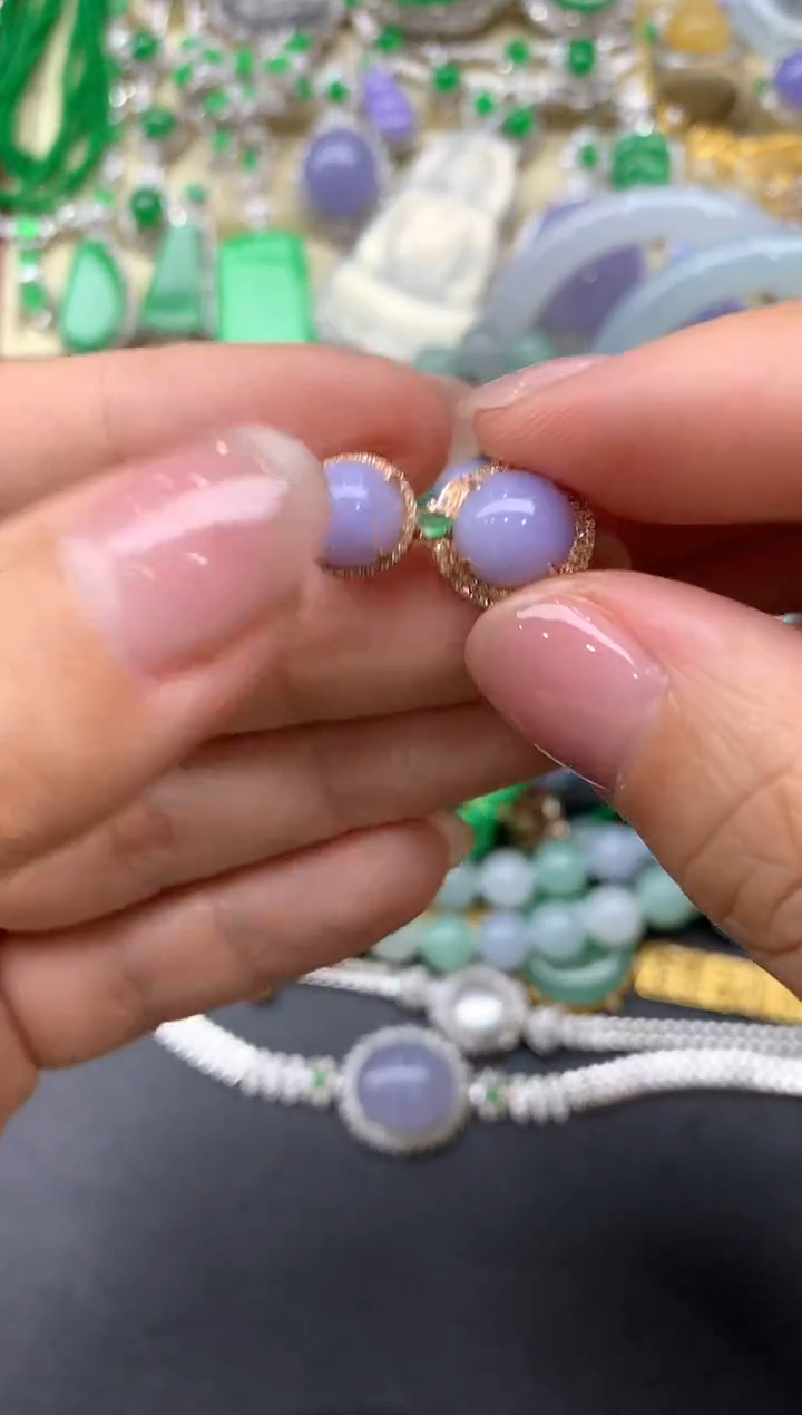 【闪购商品】翡翠颈饰18K金镶嵌477中国好珍宝