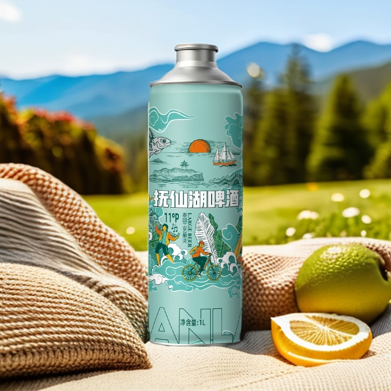 抚仙湖仙湖浪精酿啤酒原麦汁浓度11°P泰国工艺酿造1000ml*4瓶