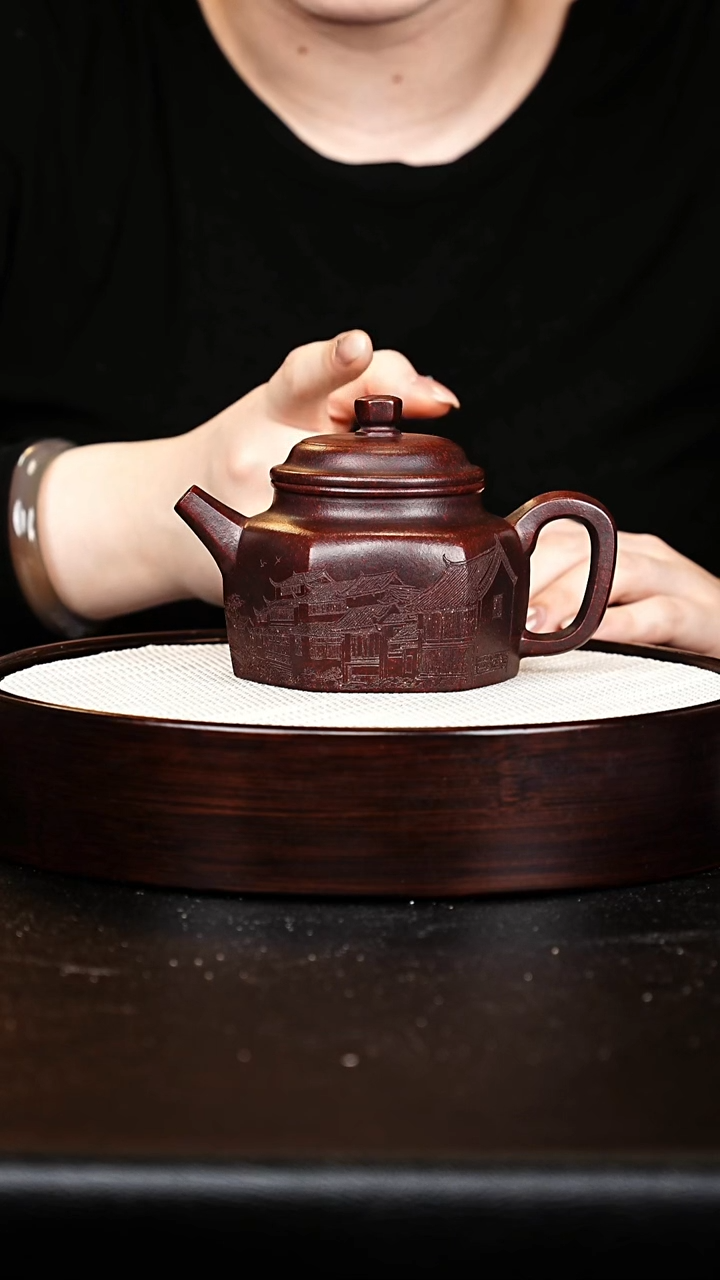 茶壶紫砂德钟壶