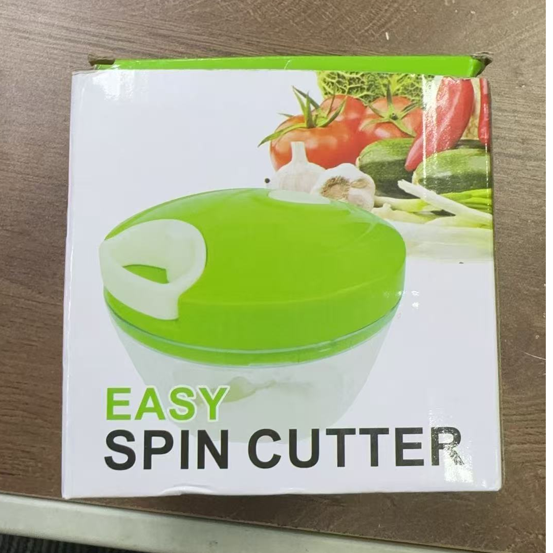 按压手动切菜器迷你料理机捣碎器家用食器拉蒜器拉绳