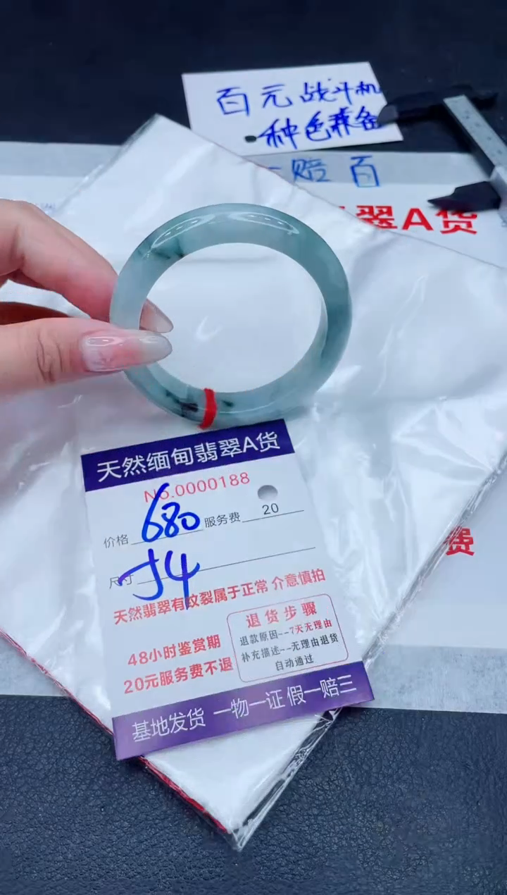 未镶嵌手镯翡翠680.00