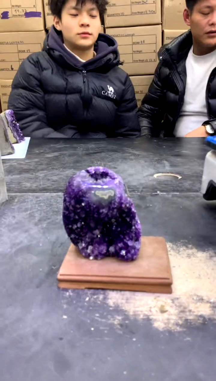 【闪购商品】水晶摆件未镶嵌天然紫水晶摆件7