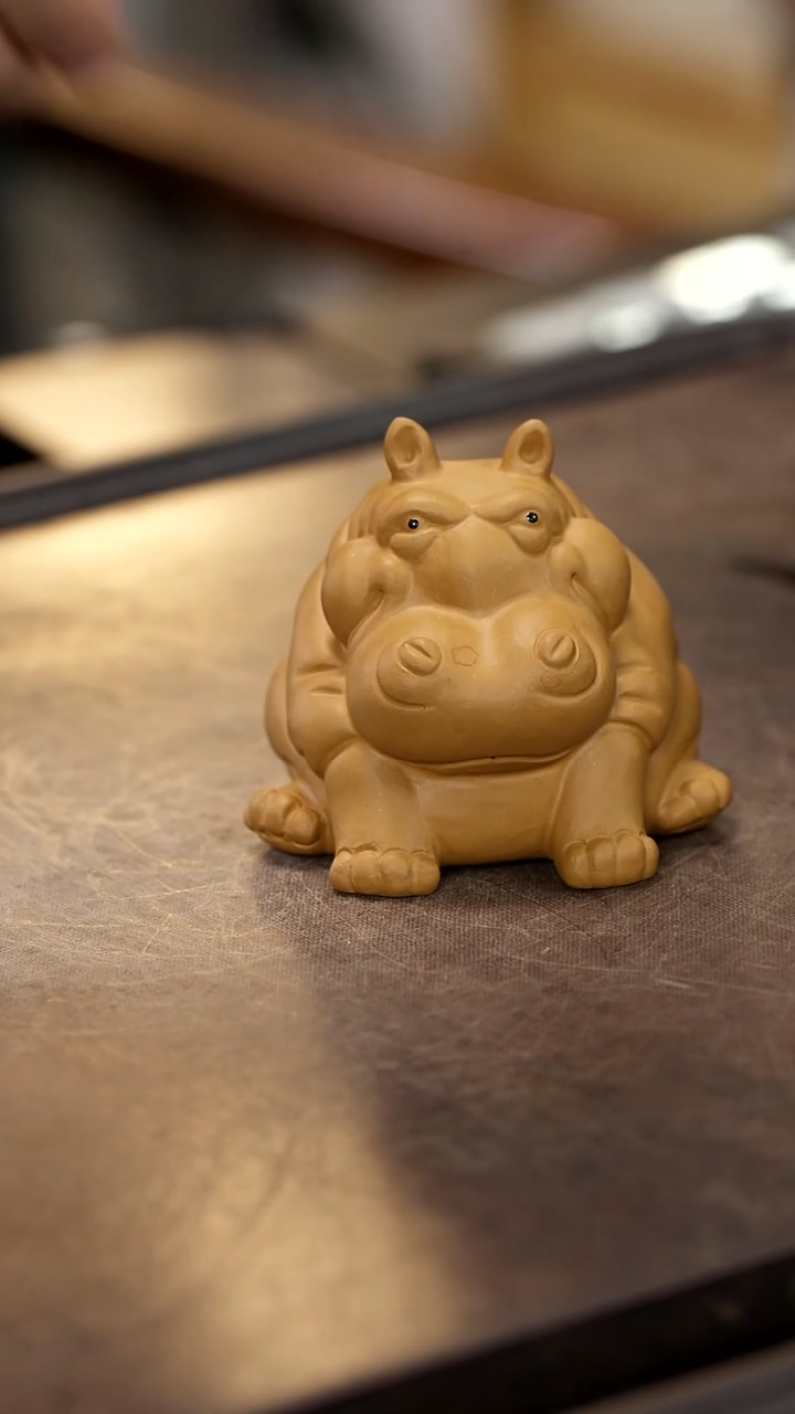 紫砂茶宠紫砂河马