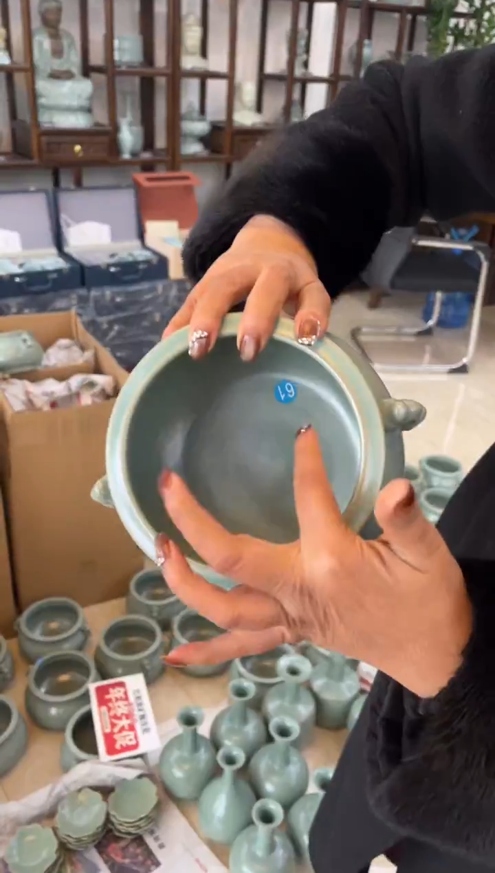 瓷片原产地原矿釉汝瓷