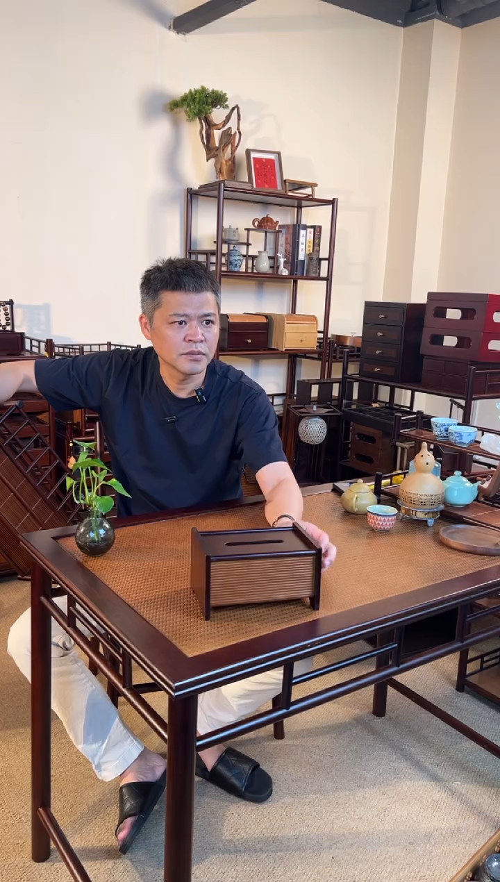 纸巾盒 高山楠竹板材