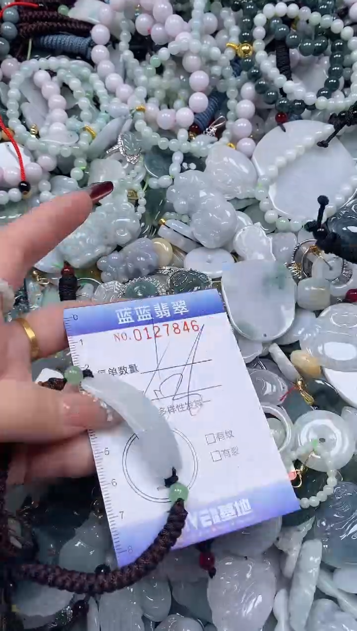 【闪购商品】翡翠颈饰未镶嵌闪购0127846多样性发其一