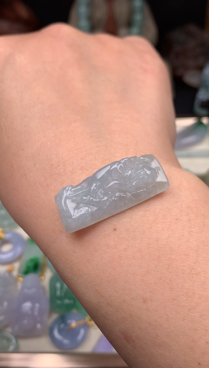 吊坠(不含链)未镶嵌翡翠手牌