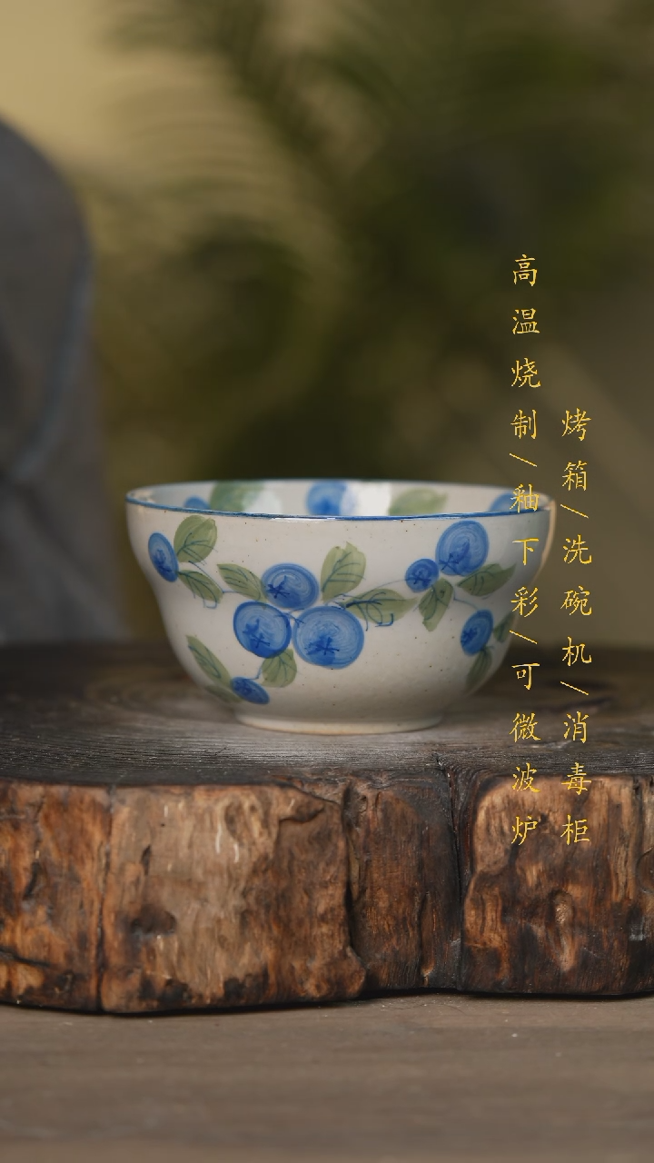 【闪购商品】瓷片景德镇高温釉下彩可微波烤箱洗碗机
