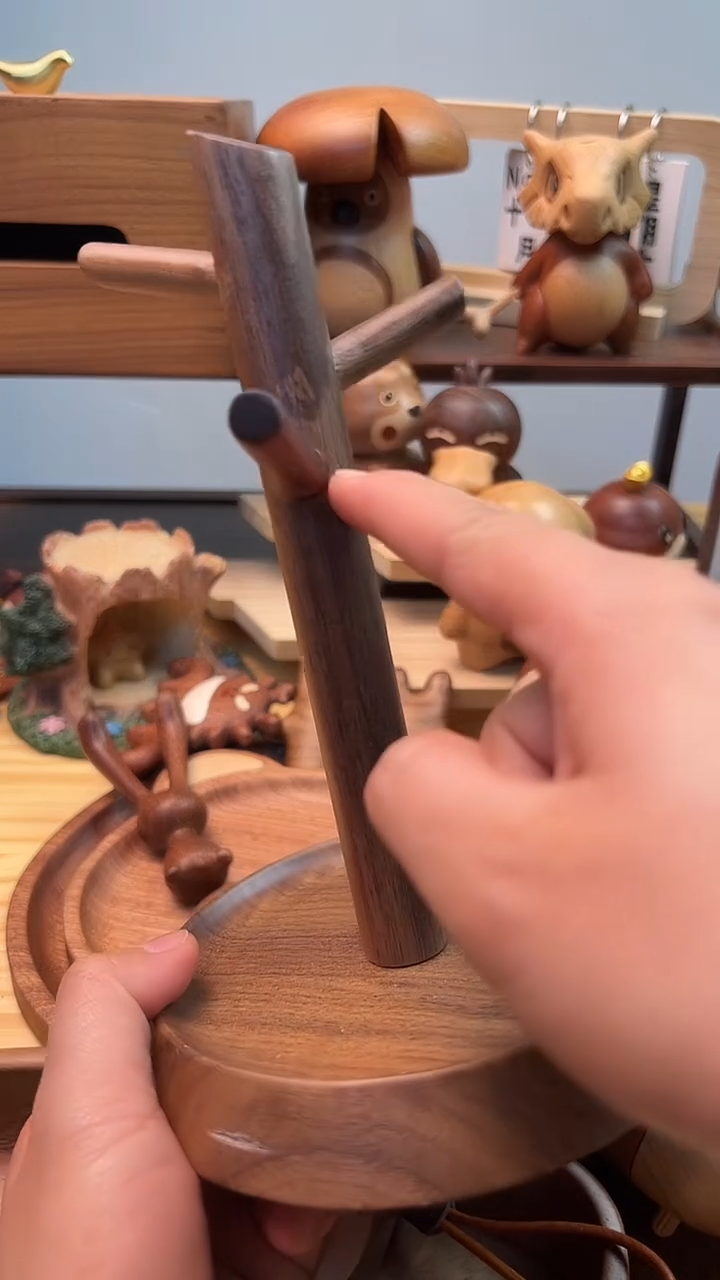 木质树枝玄关架       