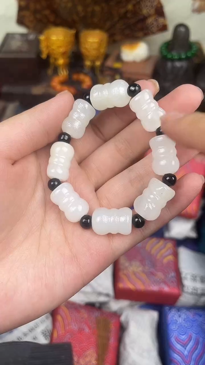 手串未镶嵌和田玉-07