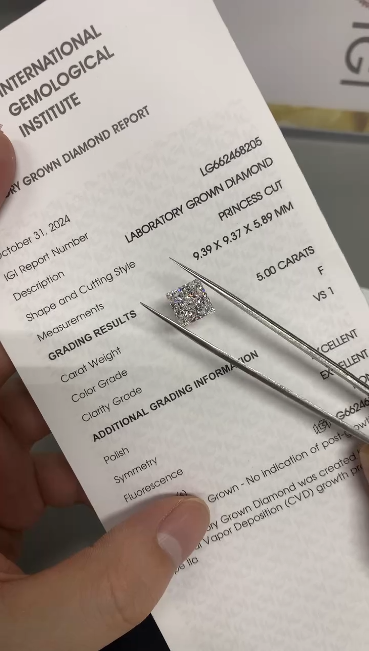 【闪购商品】实验室培育钻石裸石未镶嵌5F662468205