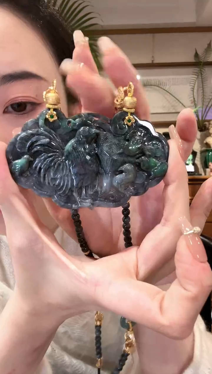 【闪购商品】翡翠颈饰未镶嵌国风