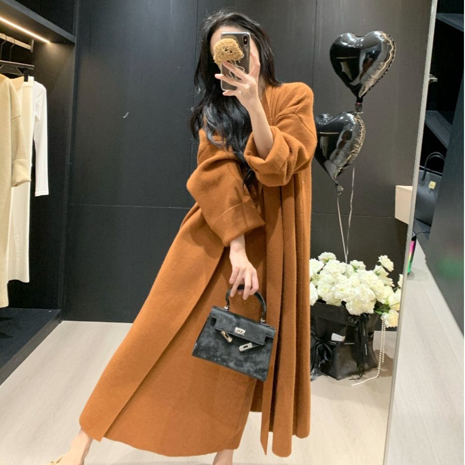 轻熟风简约风时尚套装网红针织设计师韩版漏肩高端时尚两件套