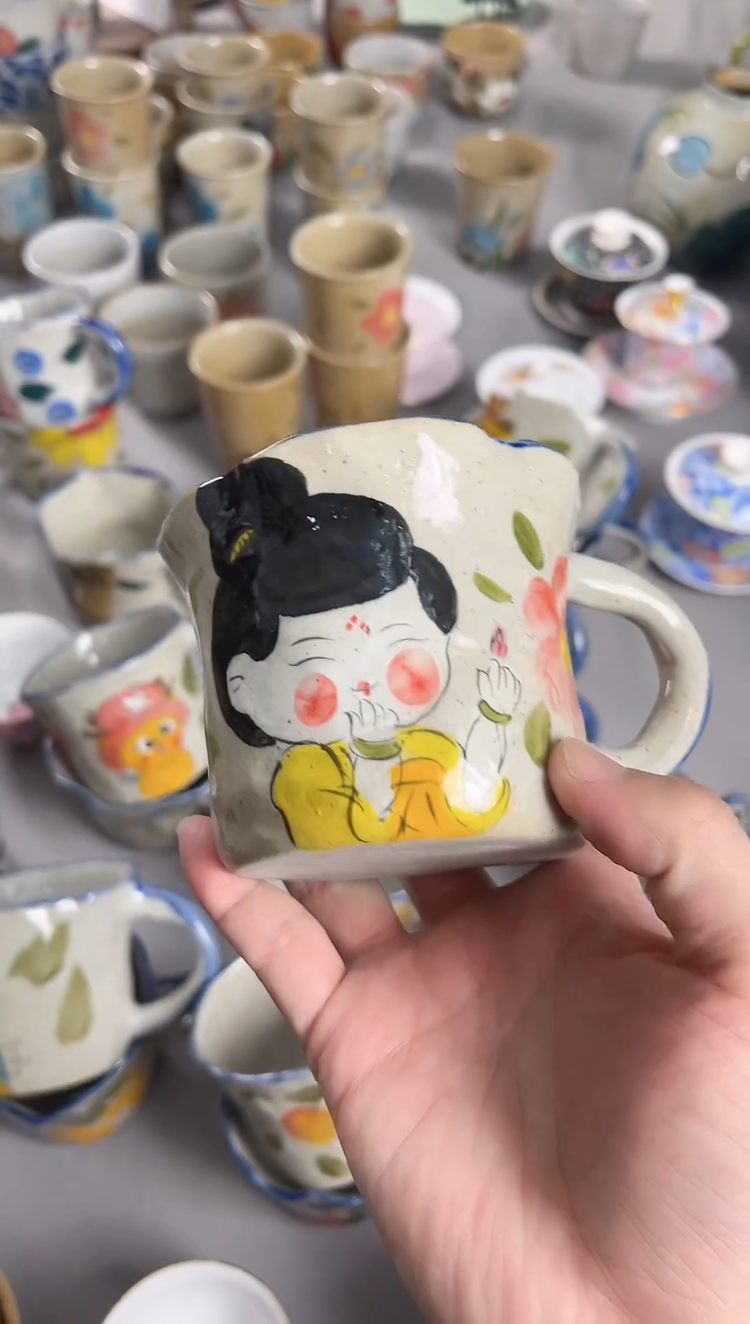 【闪购商品】瓷片景德镇手绘高温釉下彩