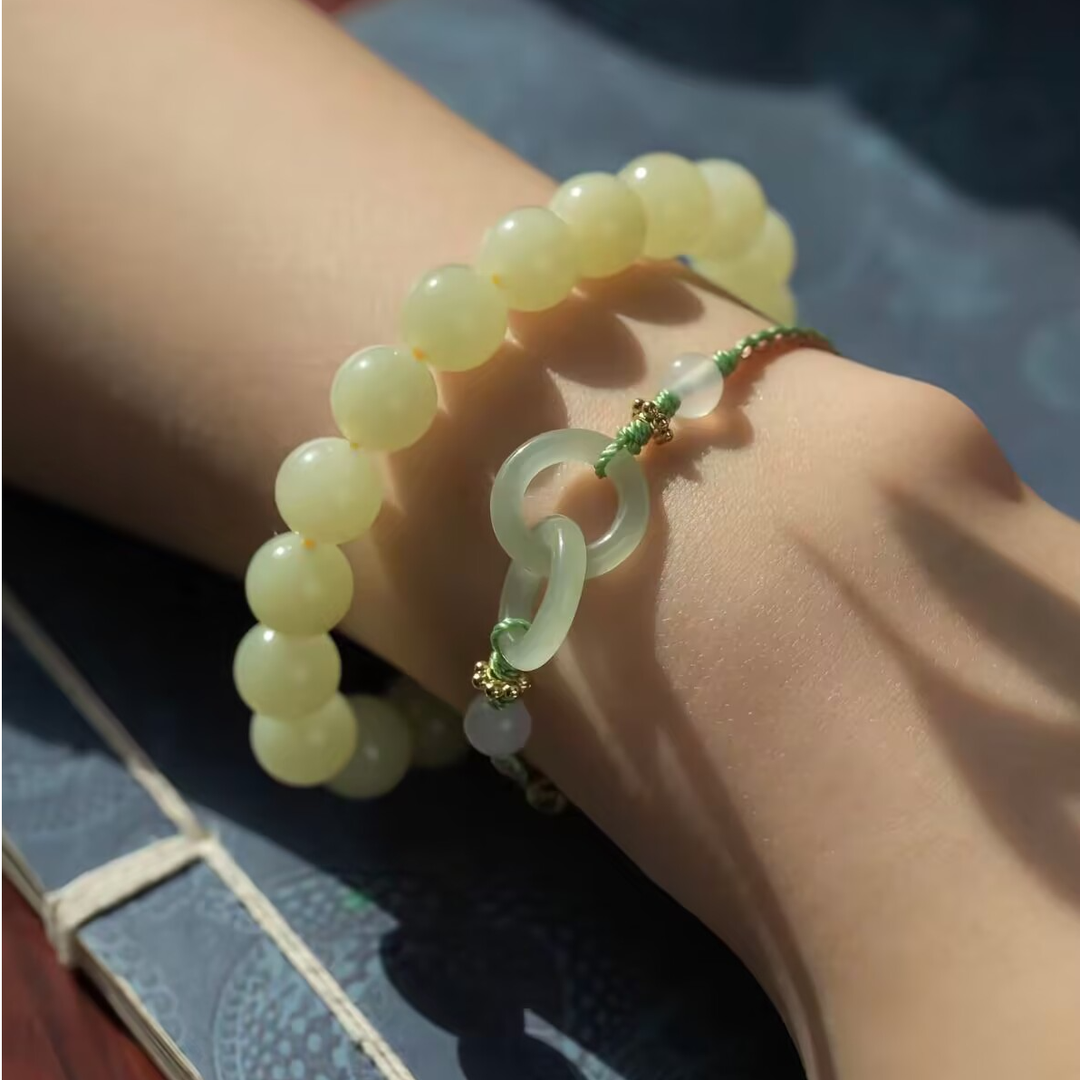 和田玉手串卡10多样性发一