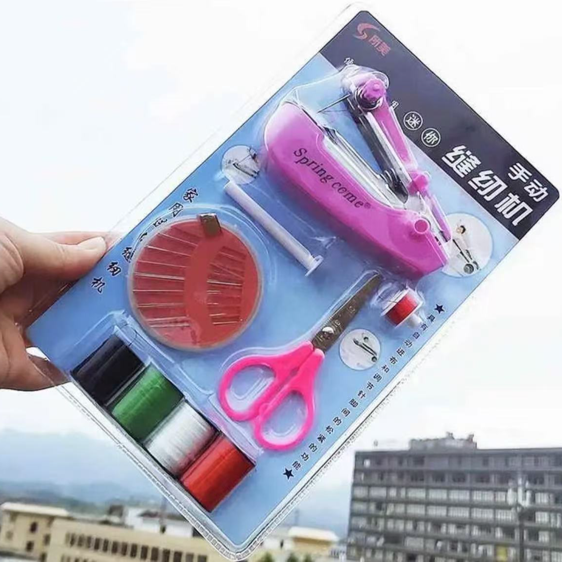 机补鞋全自动吃封口随身厚双线裤边衣车轻便店迷你缝纫机家用小型