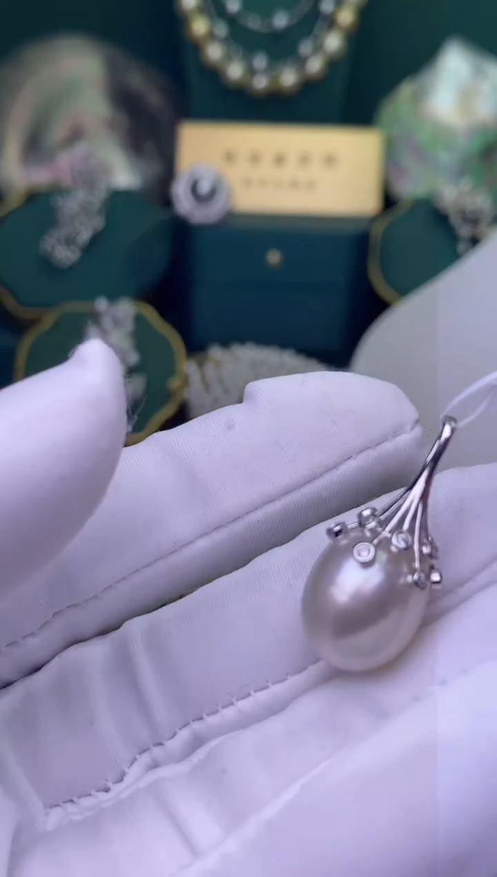 【闪购商品】海水珍珠颈饰银S925镶嵌1