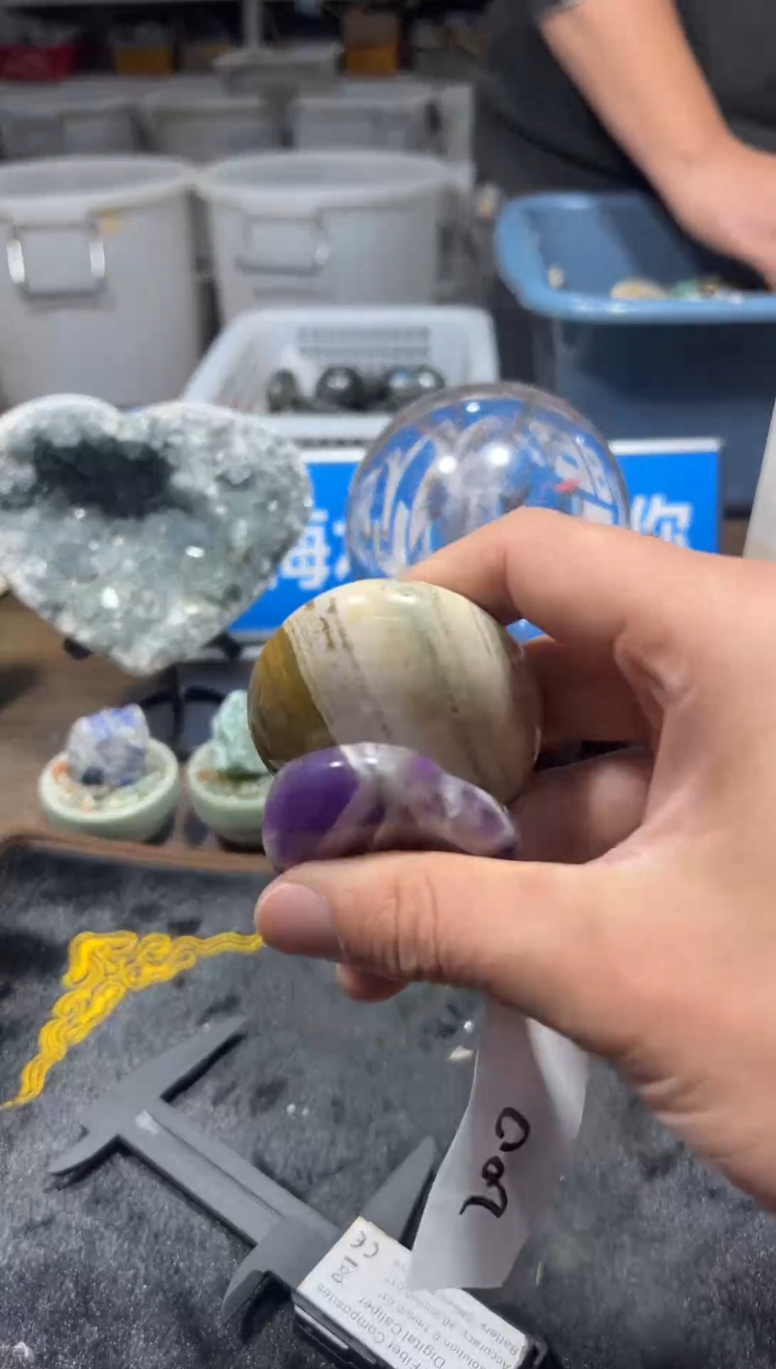 未镶嵌珠宝半成品水晶200