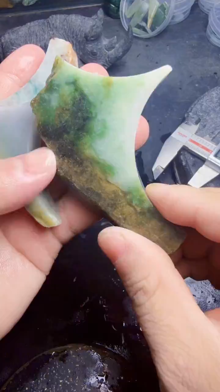 未镶嵌挂件翡翠天然翡翠133