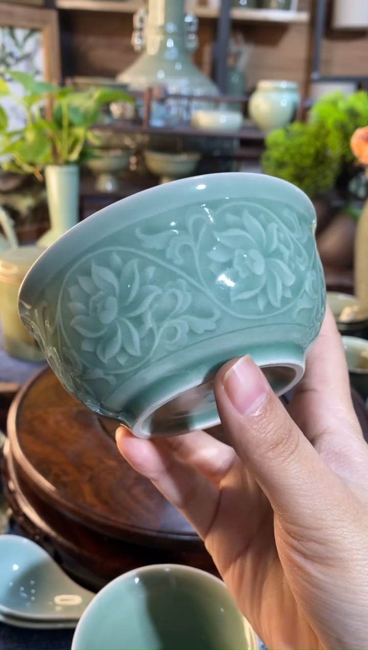 【闪购商品】XG002莲花小碗微瑕底部沾沙2只